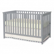 Childcraft London Euro Crib - Grey