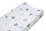 aden + anais classic changing pad cover, up, up & away - elephant