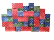 Mondo Bloxx 40 Piece Brick Block Set USA Made (Assorted Sizes)