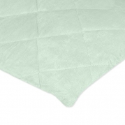 Carter's Valboa Quilted Fitted Playard Sheet, Sage Haven
