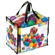 Intex Fun Ballz - 100 Multi-Colored 3 1/8 Plastic Balls, for Ages 2+