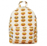 Yonger Original Emoji Women Backpacks Fashion Men's Canvas Mobile Backpacks