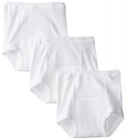 Gerber Unisex Baby 3 Pack Training Pant,White,3T