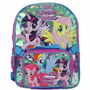 My Little Pony Large Backpack Bag and Insulated Lunchbox Lunch Bag