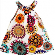 12 Styles Baby Kids Girls Dress Toddler Princess Party Tutu Summer Floral Dress (Color 9)