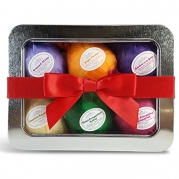 Bath Bombs Gift Set by Rejuvelle - 6 Essential Oil Lush Handmade Spa Bomb Fizzies. Infused with All Natural, Organic Shea and Cocoa Butter. Stocking Stuffer for Women. A Unique Present For Relaxation. Stress Relief Is Just One Bathtub Away!