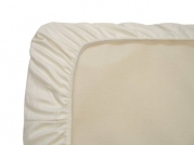 Naturepedic Organic Cotton Bassinet Fitted Sheet, Ivory 15 IN x 30 IN ( 38cm x 76cm)