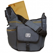 Diaper Dude Sport Bag by Chris Pegula - Grey Sling Messenger Diaper Bag