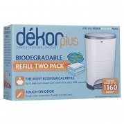 Diaper Dekor Plus 2-Pack Refill Biodegradable