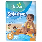 Pampers Splashers Swim Diapers, Size 5, 22 ct