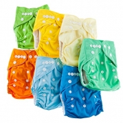 Adovely Baby Cloth Diaper Pocket Covers w/ Snaps 15-Piece Gift Set (All in One)
