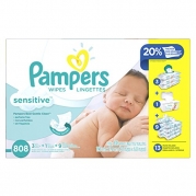 Pampers Sensitive Wipes 13x Multipack, 808 Count