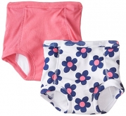 Gerber Baby-Girls Infant Flowers 2 Pack Training Pant with Peva Lining, Flowers, 2T/3T