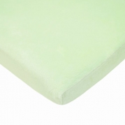 American Baby Company Heavenly Soft Chenille Cradle Sheet, Celery