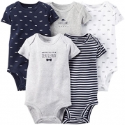 Carter's Baby Boys' 5 Pack Bodysuits (Baby) - Navy - 18M