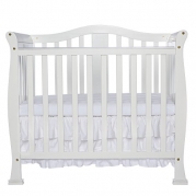 Dream On Me Addison 4 in 1 Convertible Mini Crib, White