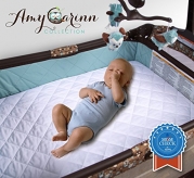 ACC Pack N Play Crib Mattress Pad Cover Fits ALL Mini Cribs, Waterproof & Dryer Friendly. Lifetime Warranty! Best Fitted Crib Protector. Mini & Portable Mattresses. Comfy & Hypoallergenic. Best Value