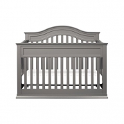 DaVinci Brook 4-in-1 Convertible Crib with Toddler Bed Conversion Kit in Finish, Slate