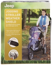 Jeep Jogging Stroller Weather Shield, Baby Weather Shield, Waterproof and Windproof, See Through With Ventilation Holes, Clear