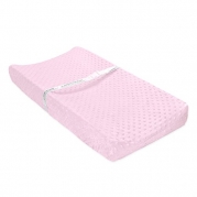 Carter's Popcorn Valboa Changing Pad Cover, Pink Blossom