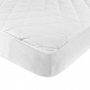 Carter's Keep Me Dry Waterproof Layer Quilted Fitted Crib Pad, White