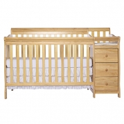 Dream On Me 5 in 1 Brody Convertible Crib with Changer, Natural