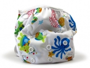 Nageuret Premium Reusable Baby Swim Diapers By Beau & Belle Littles. Washable, Adjustable Cloth Swimming Diapers Fit Babies 0-3 Years, 6-40 Lbs Very Cute Waterproof Infant Swim Diaper, Makes a Great Gift for New Parents and Swimming Lessons! (Sea Creature