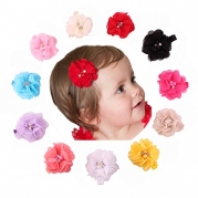 Quest Sweet - Grosgrain Baby Hair Bow Clips (Headbands Not Included,11 Pack)