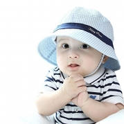 Marca west Unisex Baby Kid Child Toddler Boy Girl Infant Visor Sun Floppy Brim Protection Bucket Cap Hat