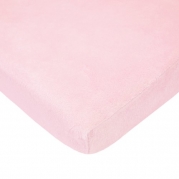 American Baby Company Heavenly Soft Chenille Bassinet Sheet-Pink