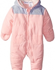 Calvin Klein Baby-Girls Newborn Hooded Gray Pink Pram, Gray/Pink, 6-9 Months