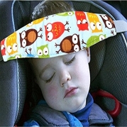 Honice Infants and Baby Head Support Pram Stroller Safety Seat Fastening Belt Adjustable Playpens Sleep Positioner(Blue)