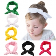 Roewell® Baby Elastic Hair Hoops Headbands and Girl's Fashion Soft Headbands (6 Pack)