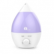 1byone 2.8L Ultrasonic Cool Mist Humidifier and Aroma Diffuser, No Noise & 7 Color LED Lights with Automatic Shut-off Function for Your Home and Office