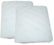 American Baby Company Quilted Waterproof Cradle Mattress Pad, 2-Pack