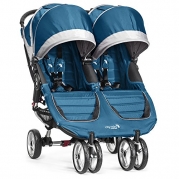 Baby Jogger City Mini Double Stroller, Teal/Gray