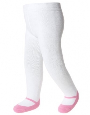 Baby Emporio - Pretty Pink - Mary Jane Baby Girl Tights - 0-6 Months - Anti-slip - Gift Pouch