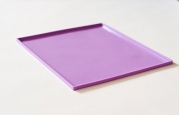 Silicone Placemats for kids with raised edges, easy to clean dishwasher safe, portable for use wherever your child needs a clean eating surface. Color/Purple (unisex)