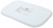 Colgate Bassinet Mattress Foam Pad with Waterproof White Quilted Cover, Oval, 15 x 30 x 2