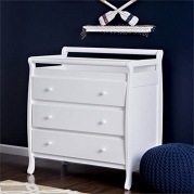 Dream On Me Liberty Collection 3 Drawer Changing Table, White