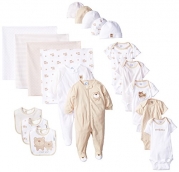 Gerber Unisex-Baby Newborn Adorable Bears Gift Bundle Set, Brown, 0-3 Months, 19 Piece