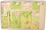 Big Oshi Baby 15 Piece Layette Gift Set - Green