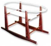 Jolly Jumper Rocking Wooden Moses Stand - Cherry