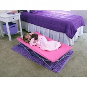 Regalo My Cot Pink Portable Folding Travel Bed with Travel Bag