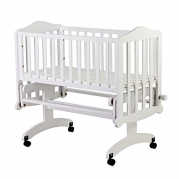 Dream On Me Lullaby Cradle Glider, White