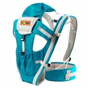 Babylian(TM) Baby Carrier/Sling Suit for 3~36 mounths/3.5~25kg baby,Cotton,CPSC Certification (blue)