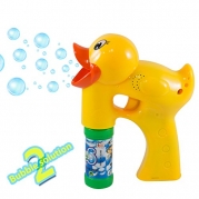Kidsthrill Duck Bubble Shooter Gun With Sounds And Music - 2 Bubble Solution Included