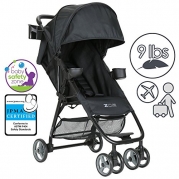 ZOE XL1 BEST Xtra Lightweight Travel & Everyday Umbrella Stroller System (Black)