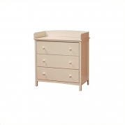Sorelle Simple 3 Drawer Dresser, White