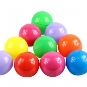 Just Model 100pcs Colorful Fun Balls Soft Plastic Ball Pit Balls Baby Kids Tent Swim Toys Ball 5.5CM, Colours
